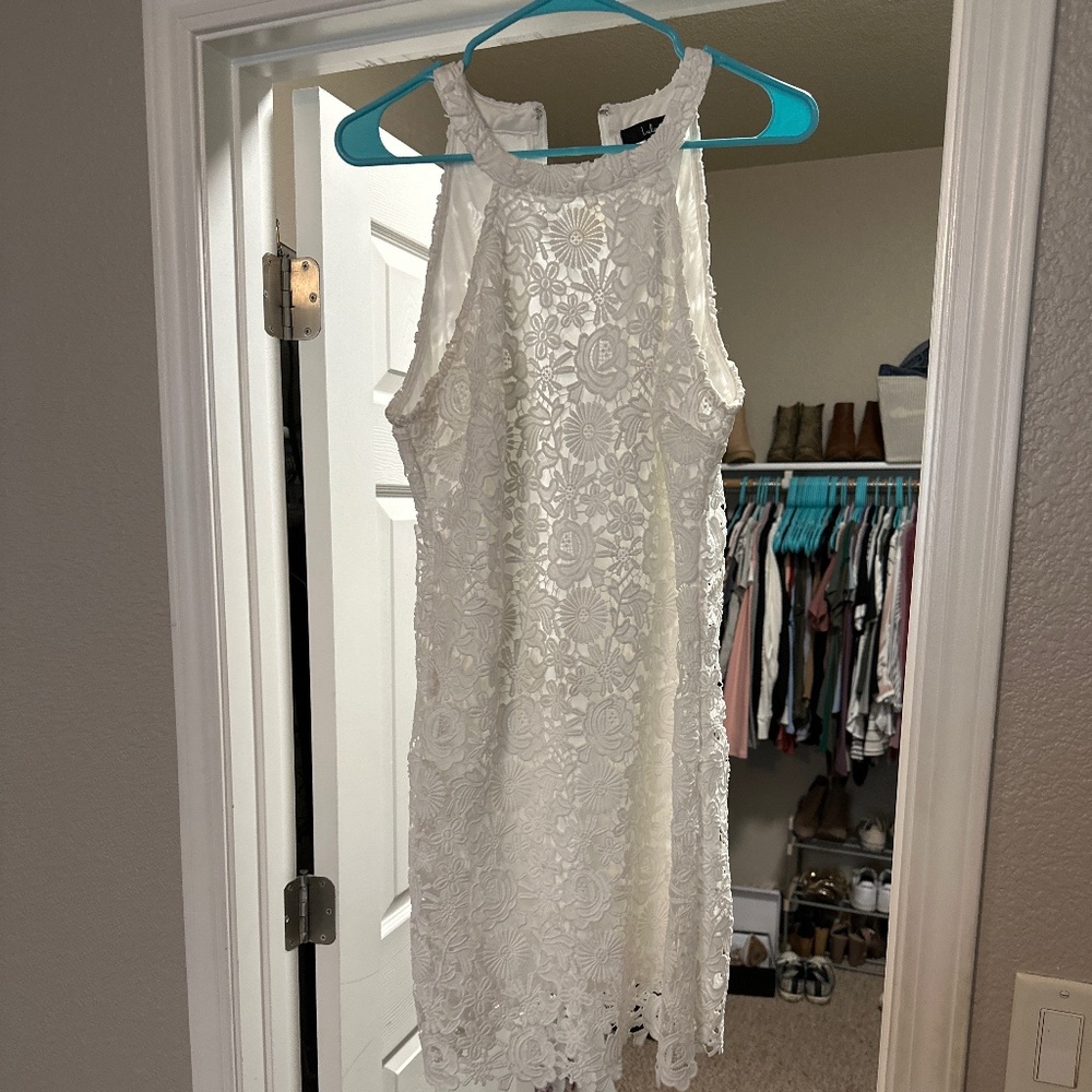 Lace White Dress